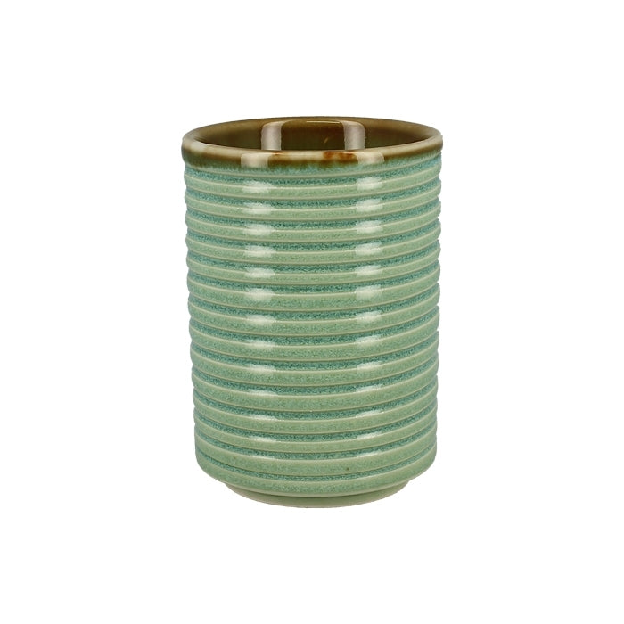 Tazza da tè verde a righine