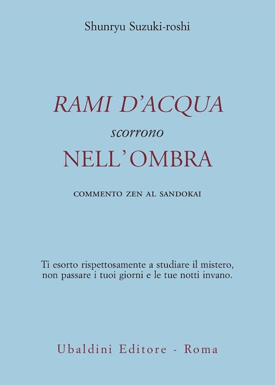 Rami d'acqua scorrono nell'ombra. Commento zen al Sandokai