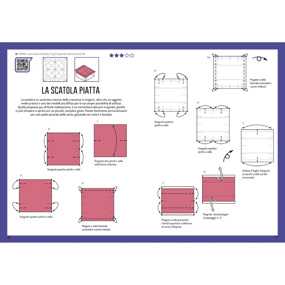 ORIGAMI tradizionali giapponesi BOX