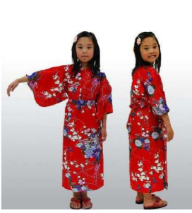 Yukata bimba "FLOWERS"