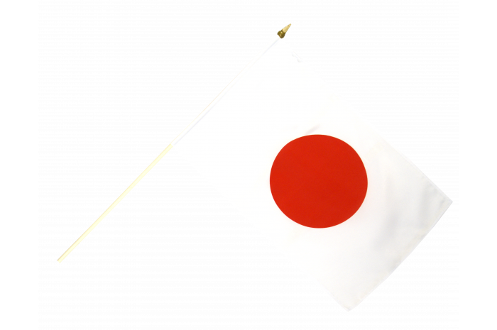 Bandiera Giappone con asta