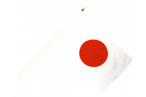 Bandiera Giappone con asta