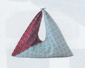 Triangle bag purple/blue