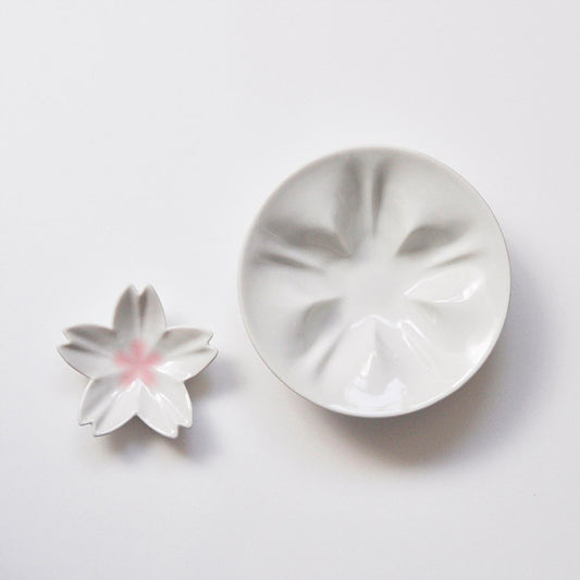 Cherry blossom plates BIANCO