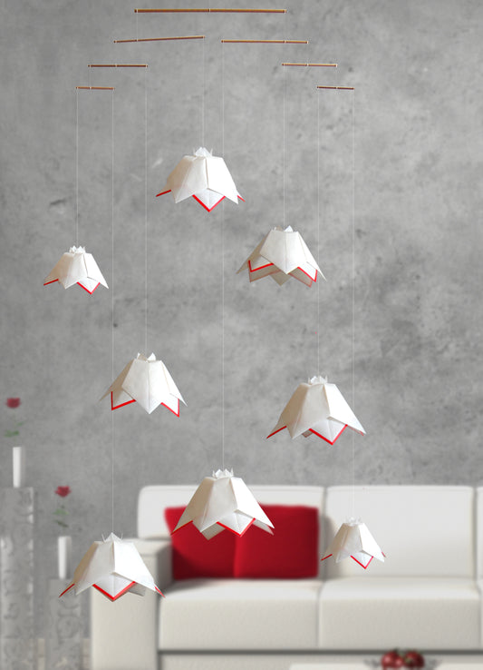 Mobiles Origami - Campanule