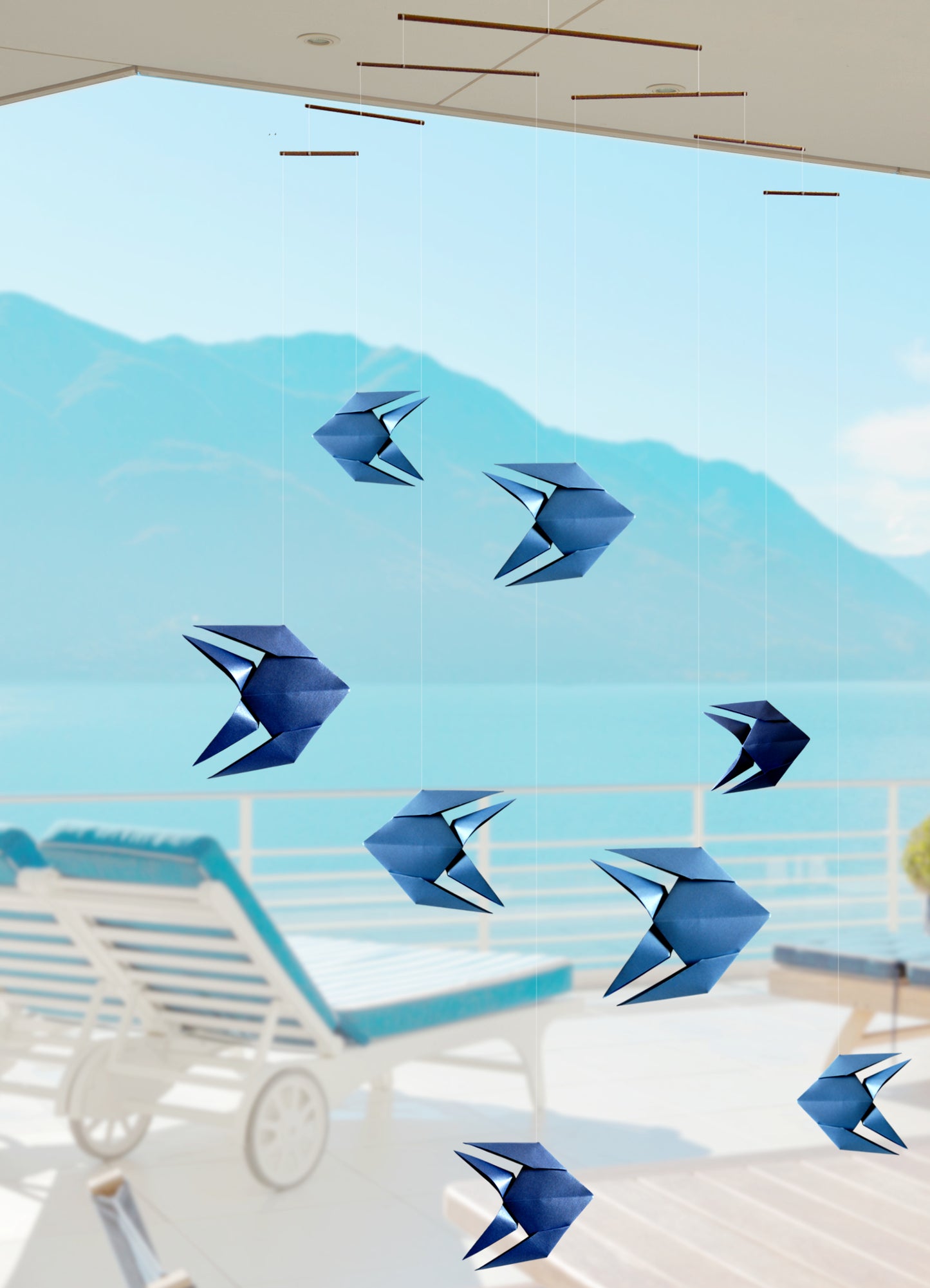 Mobiles Origami - PESCI