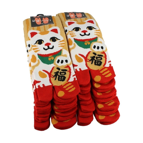 Calzino infradito Maneki neko